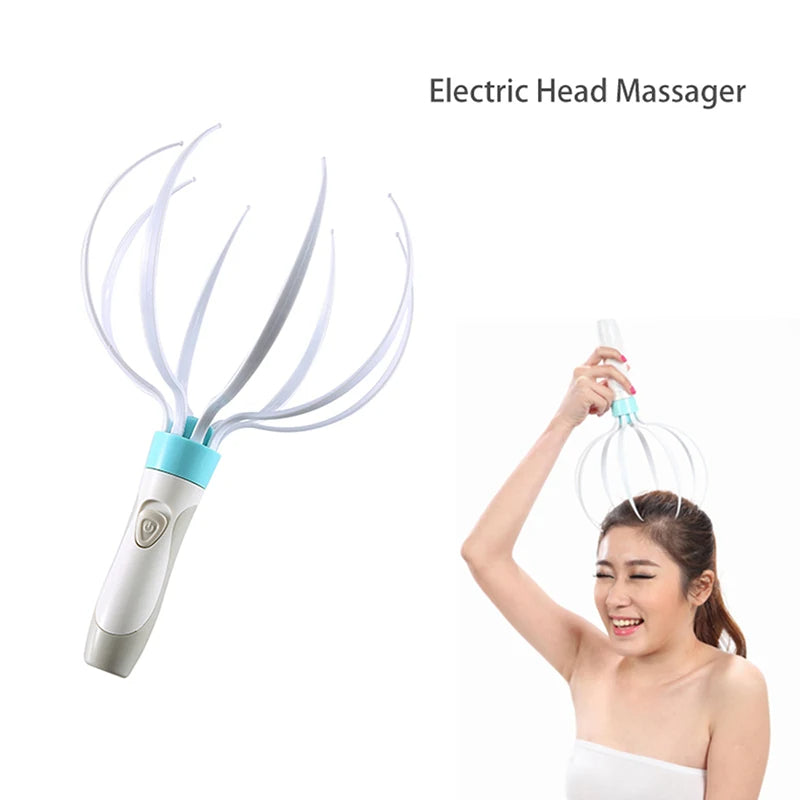 Head Massager Scalp Vibration Massage Eight Claw Electric Household Massager Head Masager Body Care Main image