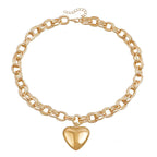 Cold Style Hollow Out Thick O-shaped Necklace
