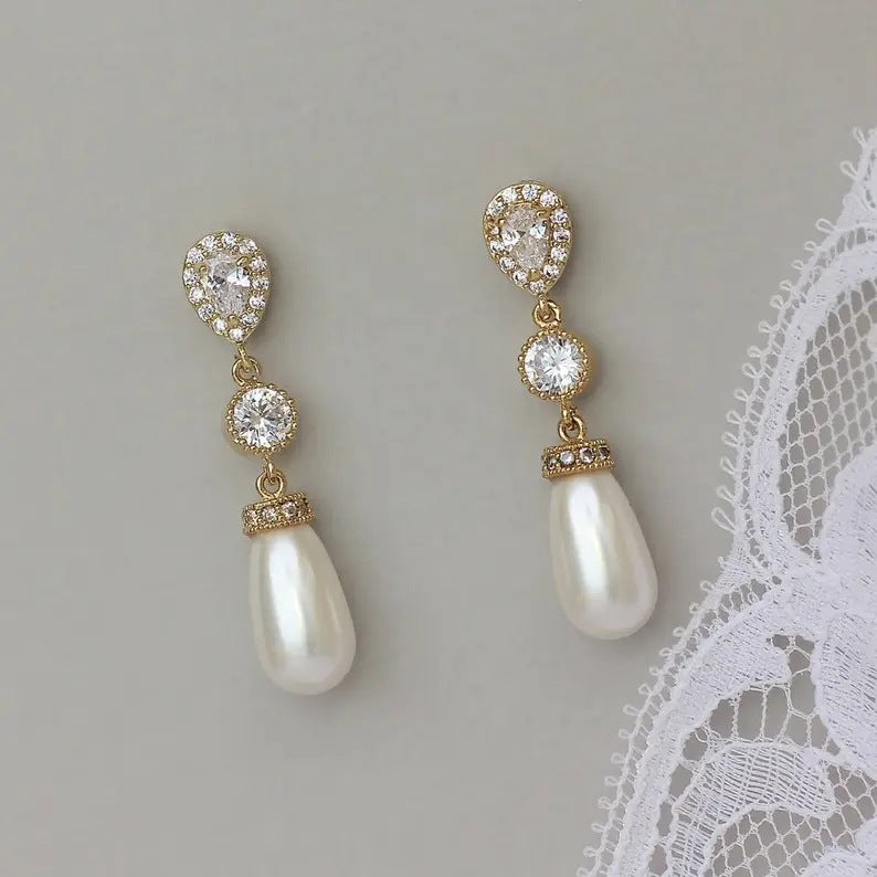 High-quality Zircon Earrings For Women Secondary image