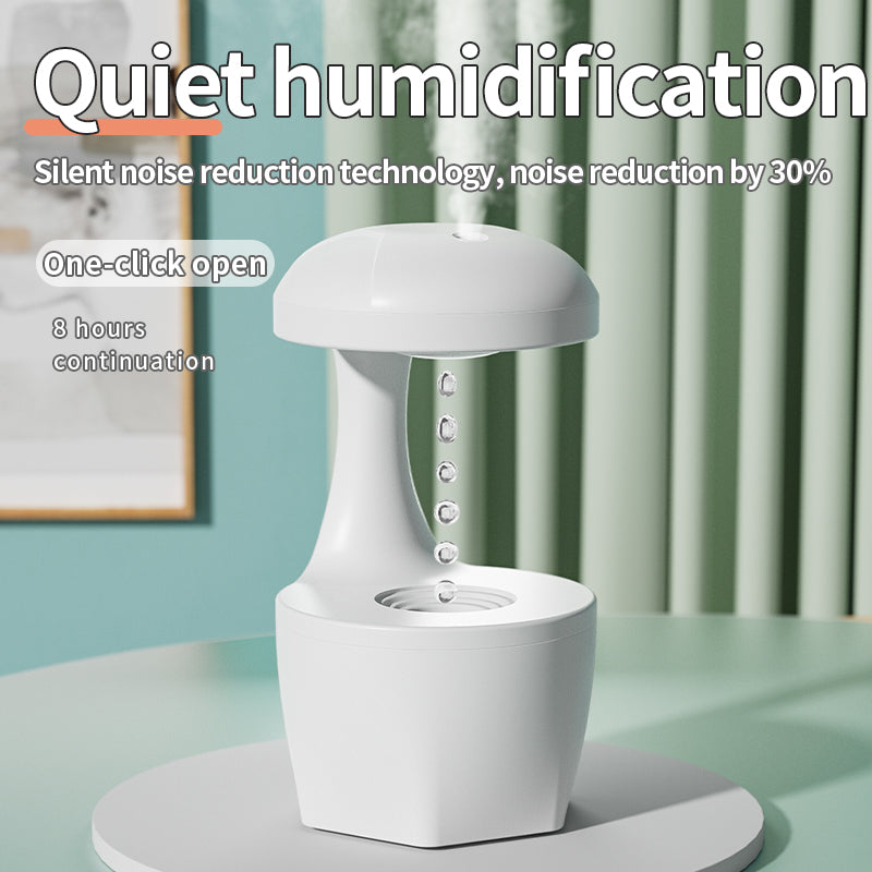 New Arrival Portable 800ml H2o Anti Gravity Usb Air Water Droplet Cool Mist Smooth Sailing Aromatherapy Humidifier For Bedroom Main image