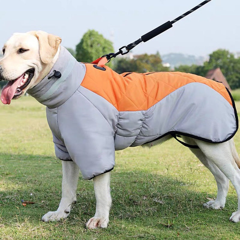 New Winter Dog Coat Waterproof Pet Clothes For Medum Large Dogs Warm Thicken Dog Vest Custome Labrador Jacket Main image