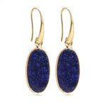 High-end Natural Stone Pendant Earrings