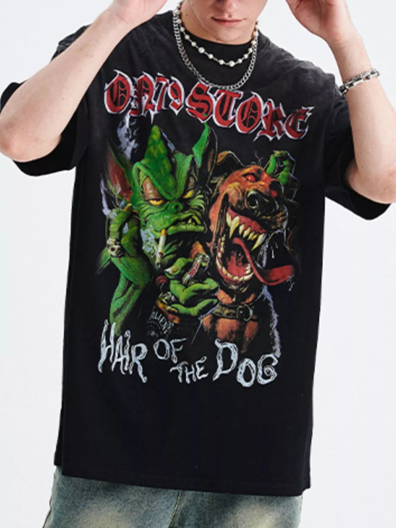 Men's Graphic Round Neck T-Shirt Secondary image