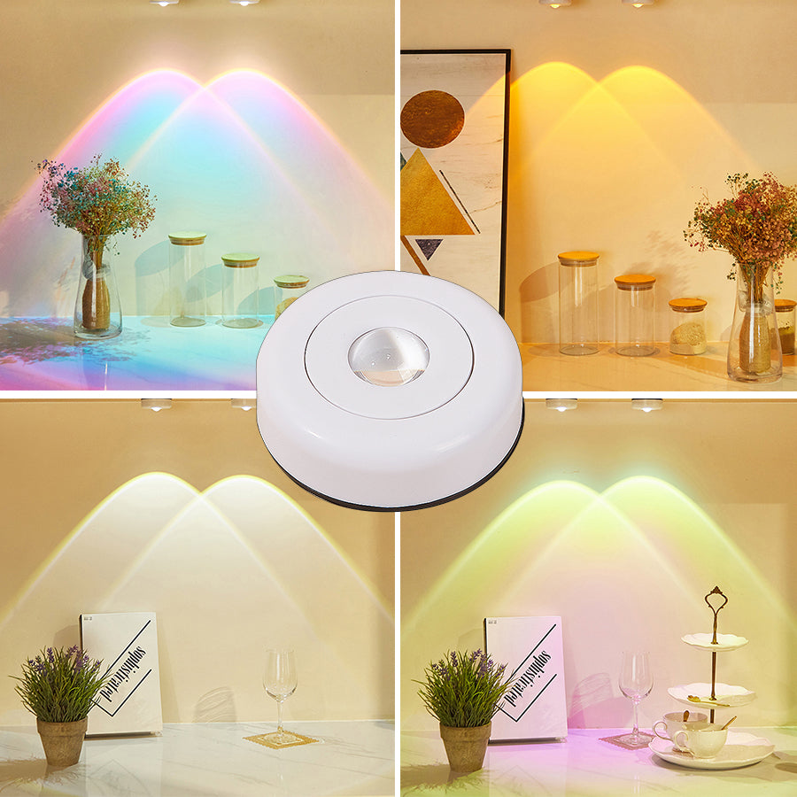 Led Lights Wireless Closet Kitchen Lights Under Furniture Battery Powered Sunset Nightlight Wall Lamp Bedroom Decoration Cabinet Secondary image