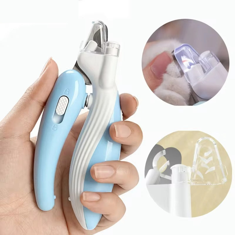 Pet Nail Clippers Dog Nail Clippers Cat Nail Clippers LED Electric Nail Grinder Pet Supplies LED Light Pet Nail Clippers Main image
