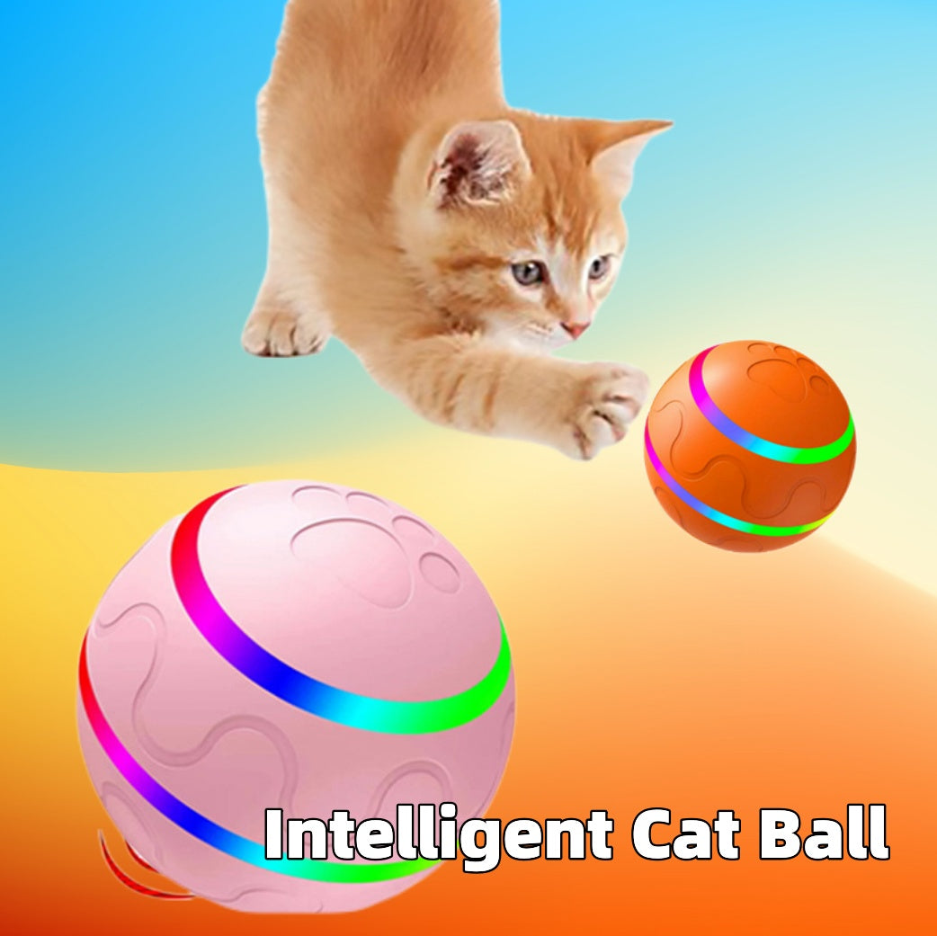 Pet New Cat Wicked Ball Toy Intelligent Ball USB Cat Toys Self Rotating Ball Automatic Rotation Ball Main image