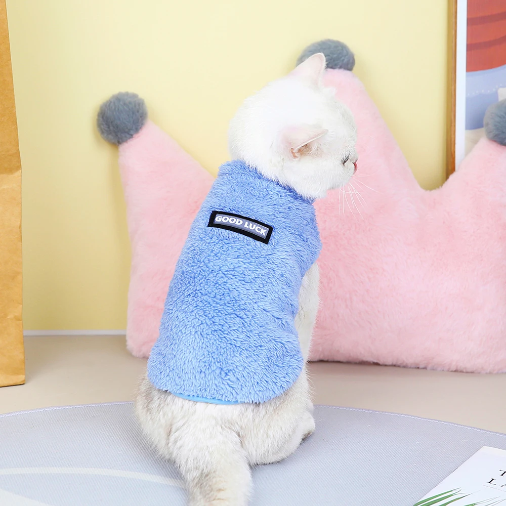 Soft Coral Fleece Pet Clothes Warm Dog Vest Coat Cute Puppy Sweater Cat Apparel For Chihuahua Yorkie Terrier Shih Tzu Pet Outfit Soft Coral Fleece Pet Clothes Warm Dog Vest Coat Cute Puppy Sweater Cat Apparel For Chihuahua Yorkie Terrier Shih Tzu Pet Outfit