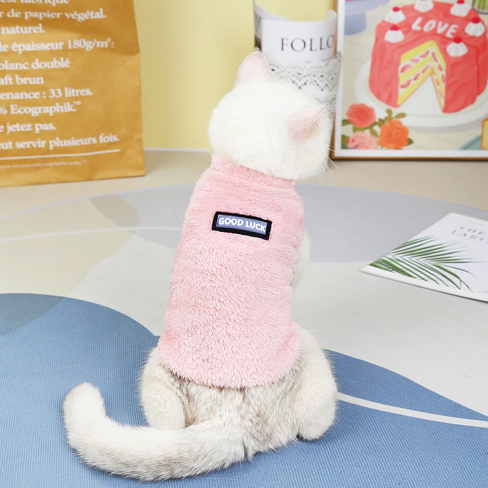 Soft Coral Fleece Pet Clothes Warm Dog Vest Coat Cute Puppy Sweater Cat Apparel For Chihuahua Yorkie Terrier Shih Tzu Pet Outfit Soft Coral Fleece Pet Clothes Warm Dog Vest Coat Cute Puppy Sweater Cat Apparel For Chihuahua Yorkie Terrier Shih Tzu Pet Outfit