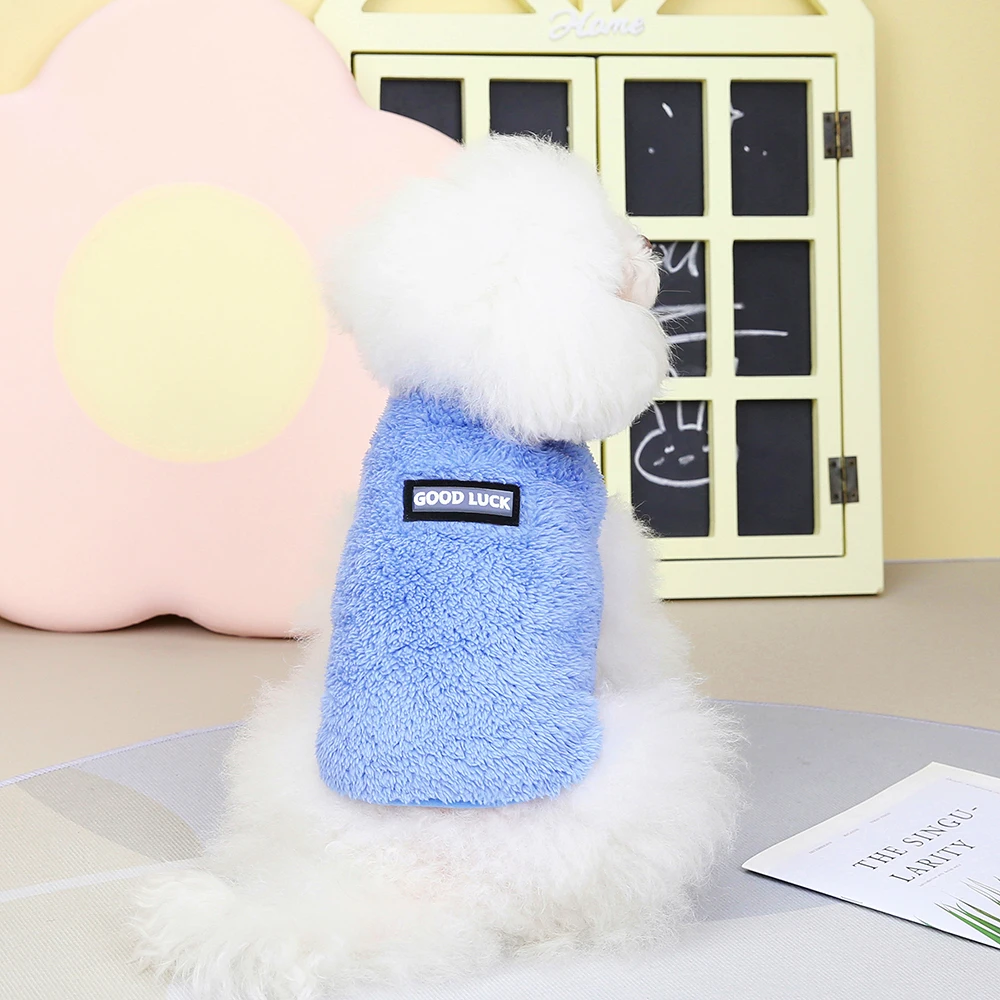 Soft Coral Fleece Pet Clothes Warm Dog Vest Coat Cute Puppy Sweater Cat Apparel For Chihuahua Yorkie Terrier Shih Tzu Pet Outfit Soft Coral Fleece Pet Clothes Warm Dog Vest Coat Cute Puppy Sweater Cat Apparel For Chihuahua Yorkie Terrier Shih Tzu Pet Outfit