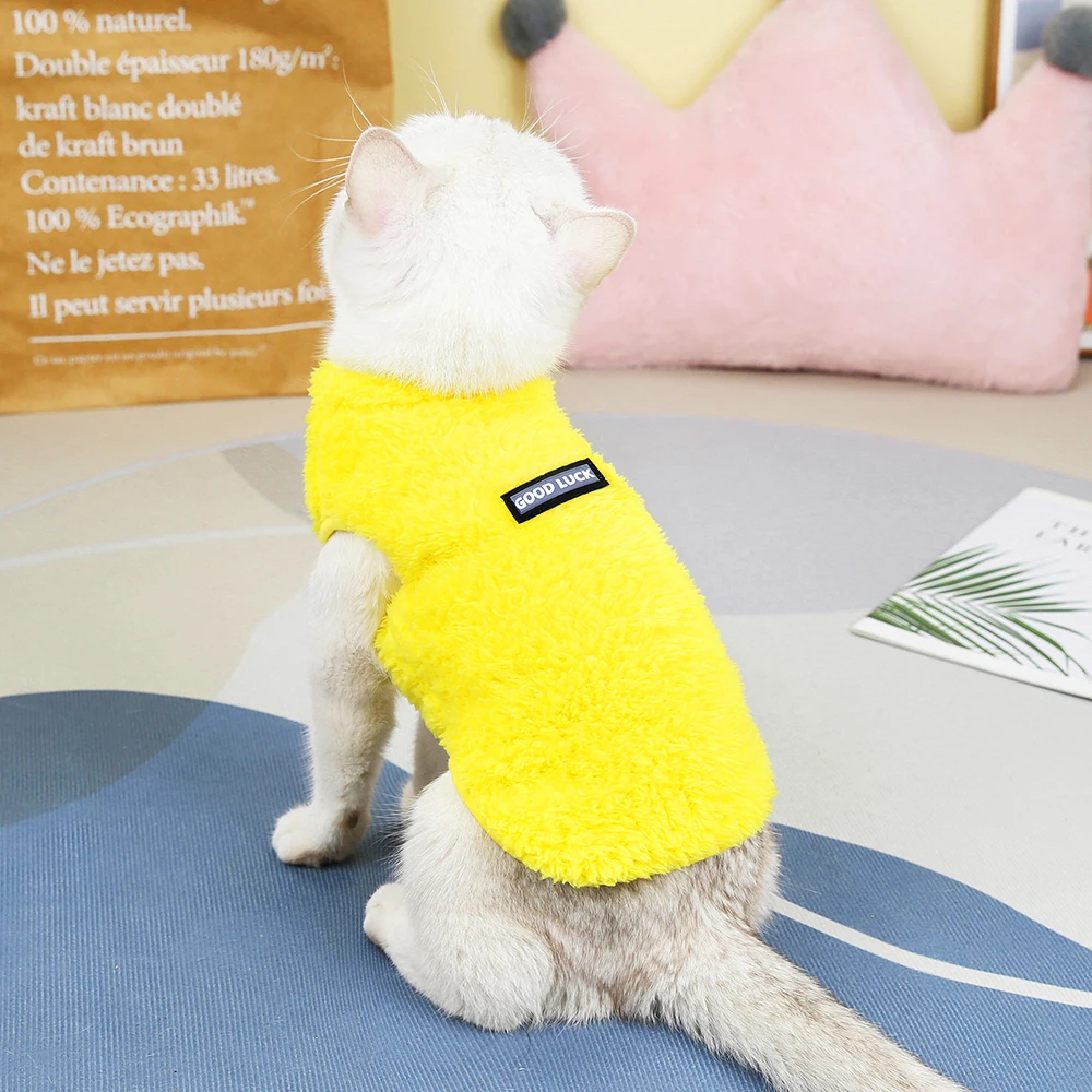 Soft Coral Fleece Pet Clothes Warm Dog Vest Coat Cute Puppy Sweater Cat Apparel For Chihuahua Yorkie Terrier Shih Tzu Pet Outfit Soft Coral Fleece Pet Clothes Warm Dog Vest Coat Cute Puppy Sweater Cat Apparel For Chihuahua Yorkie Terrier Shih Tzu Pet Outfit