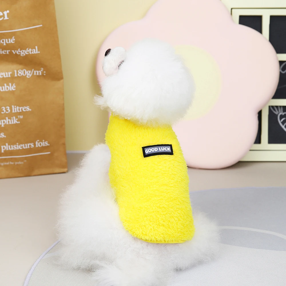 Soft Coral Fleece Pet Clothes Warm Dog Vest Coat Cute Puppy Sweater Cat Apparel For Chihuahua Yorkie Terrier Shih Tzu Pet Outfit Soft Coral Fleece Pet Clothes Warm Dog Vest Coat Cute Puppy Sweater Cat Apparel For Chihuahua Yorkie Terrier Shih Tzu Pet Outfit