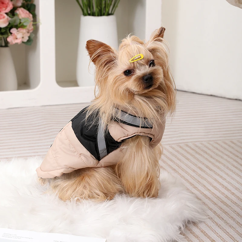 Dog Jacket Winter Waterproof Pet Clothes With Harness For Small Medium Dogs Cats Puppy Coat Reflective French Bulldog Apparel Dog Jacket Winter Waterproof Pet Clothes With Harness For Small Medium Dogs Cats Puppy Coat Reflective French Bulldog Apparel