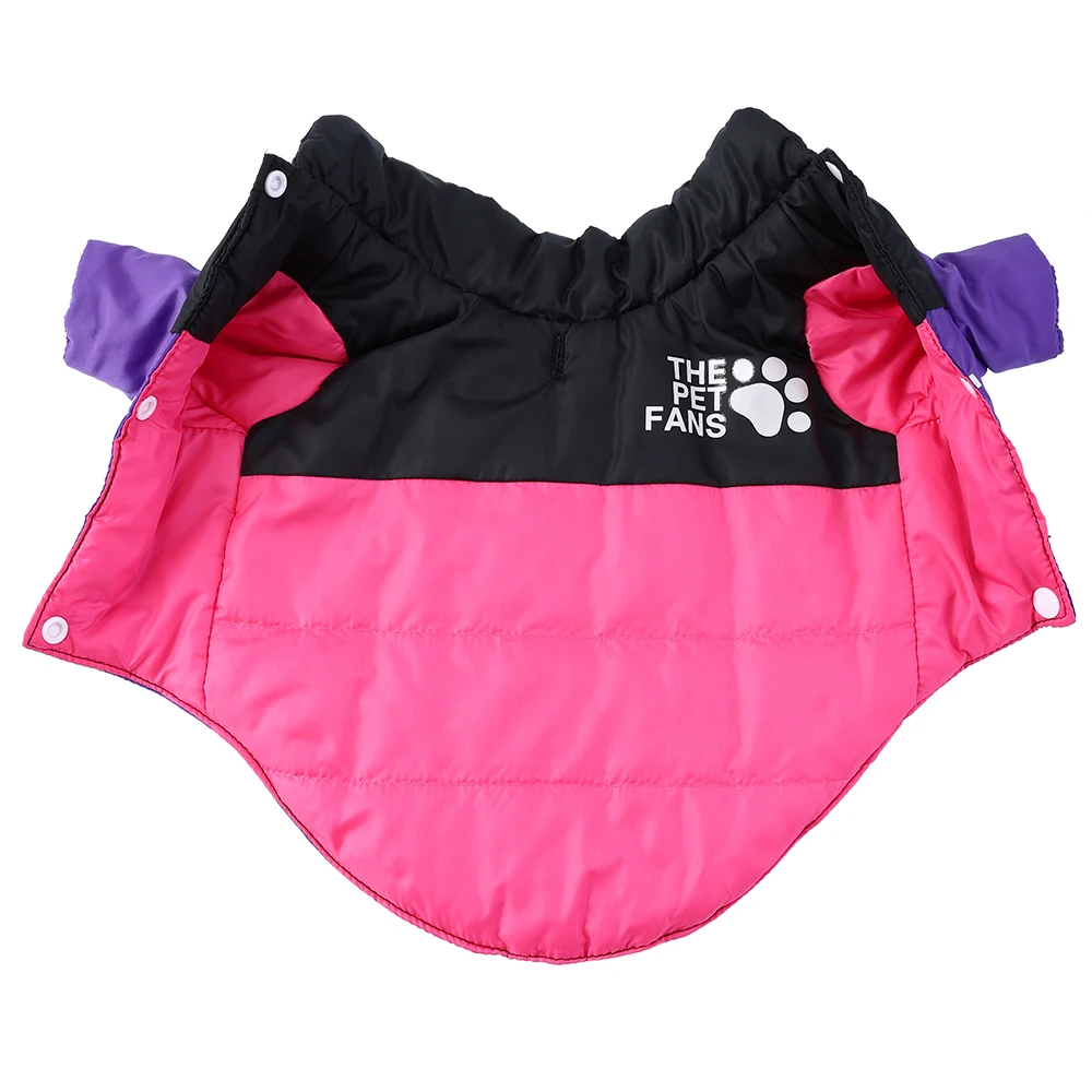 Warm Dog Clothes in Winter for Small Medium Cat Dogs Reversible Waterproof Pets Outfits Solid Puppy Sphynx Chihuahua Pug Apparel