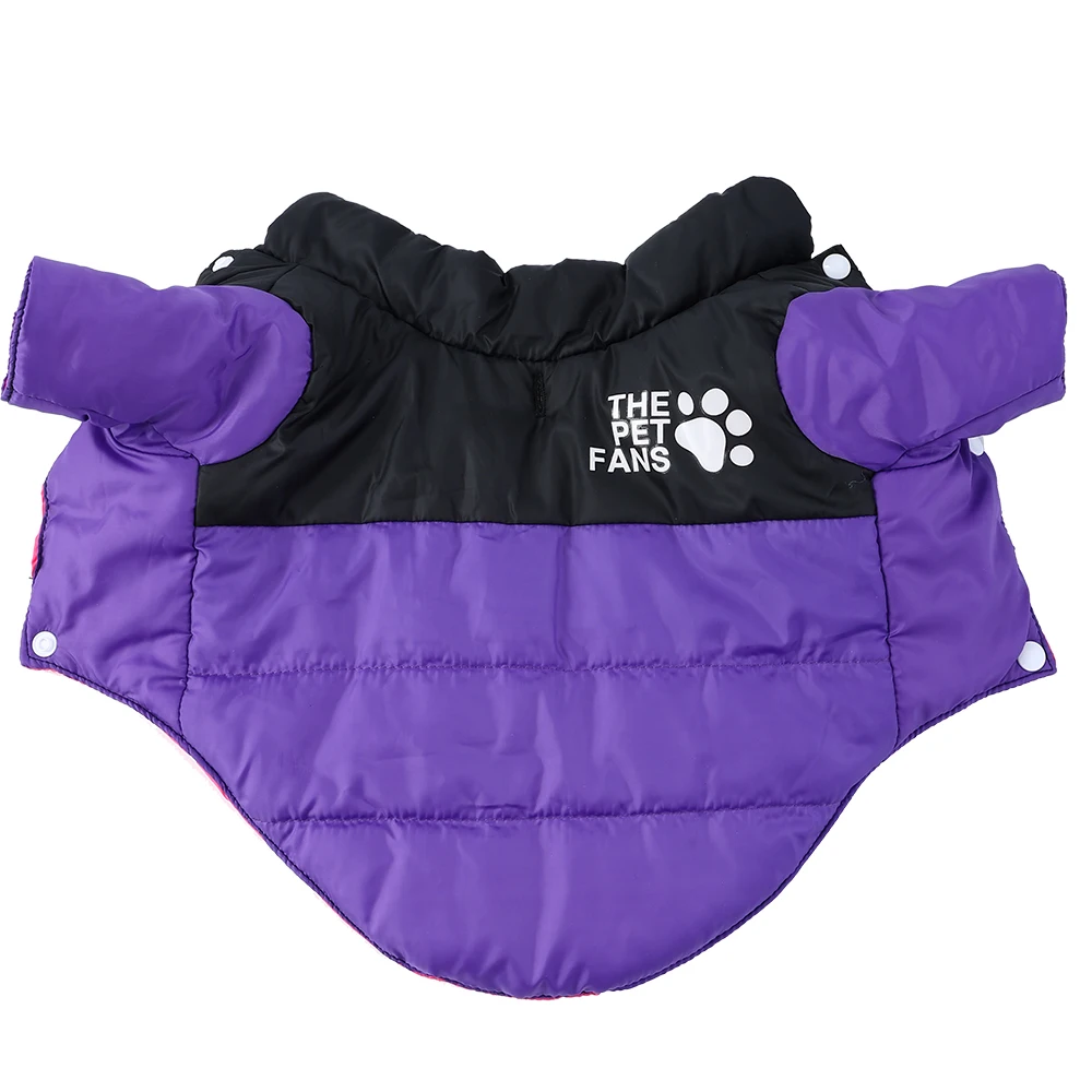 Warm Dog Clothes in Winter for Small Medium Cat Dogs Reversible Waterproof Pets Outfits Solid Puppy Sphynx Chihuahua Pug Apparel