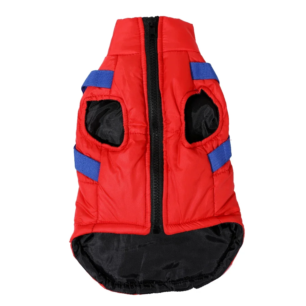 Puppy Clothes with Harness Winter Warm Dog Jacket for Small Medium Dogs Cats Apparel Chihuahua French Bulldog Pug Pet Costume