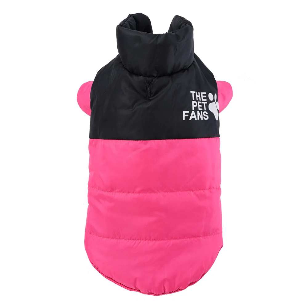 Pet Dog Jacket Coat For Small Medium Dogs Cats Winter Warm Puppy Clothing with Leash Hole Kitten Outfits Chihuahua Pug Apparel