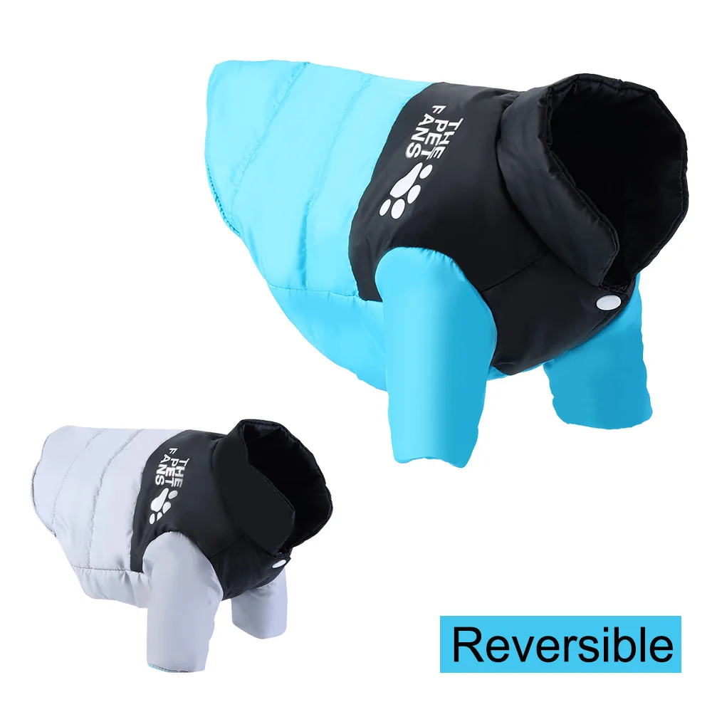 Pet Dog Jacket Coat For Small Medium Dogs Cats Winter Warm Puppy Clothing with Leash Hole Kitten Outfits Chihuahua Pug Apparel