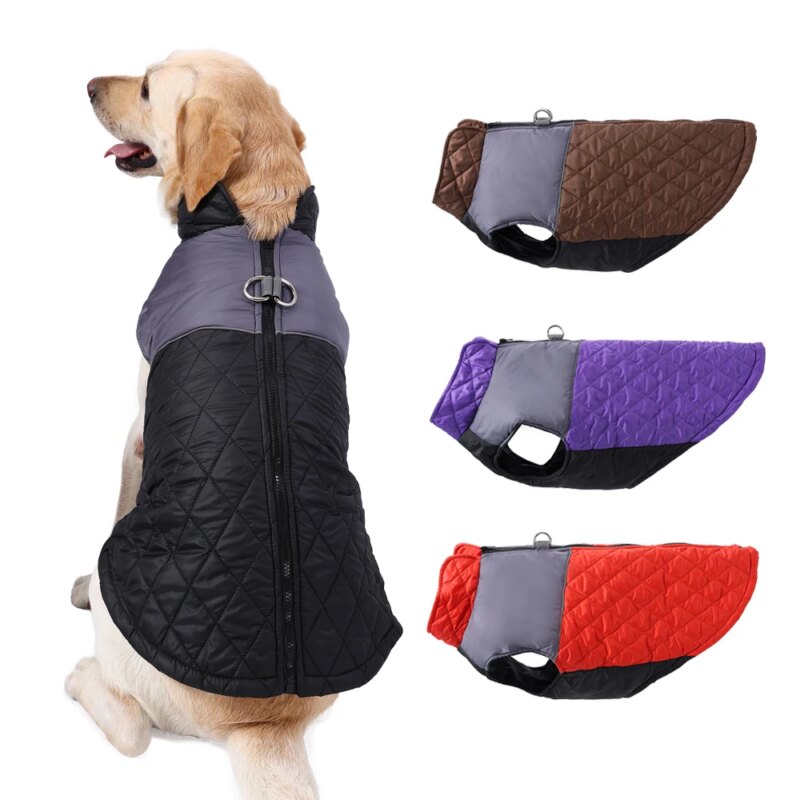 Winter Dog Clothes For Big Dogs Waterproof Pet Jacket Coat