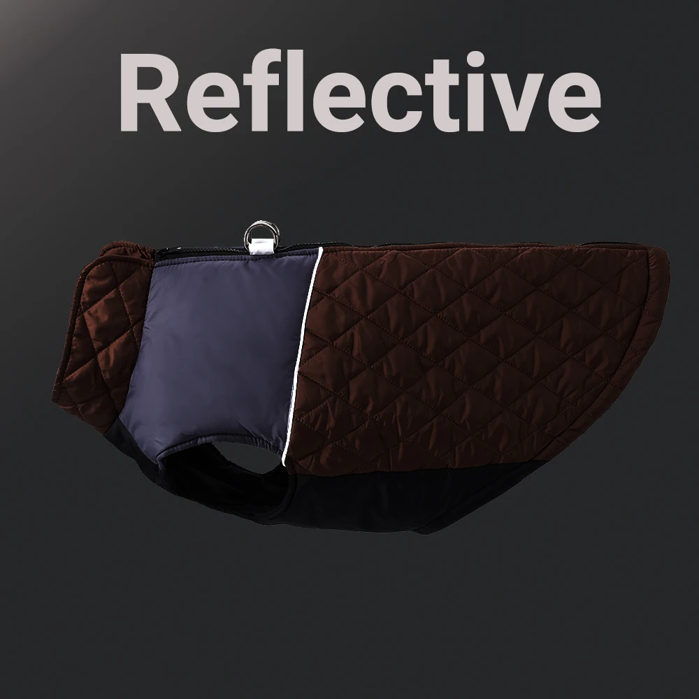 Winter Dog Clothes For Big Dogs Waterproof Pet Jacket Coat With D-ring Windproof Reflective German Shepherd Apparel Costumes