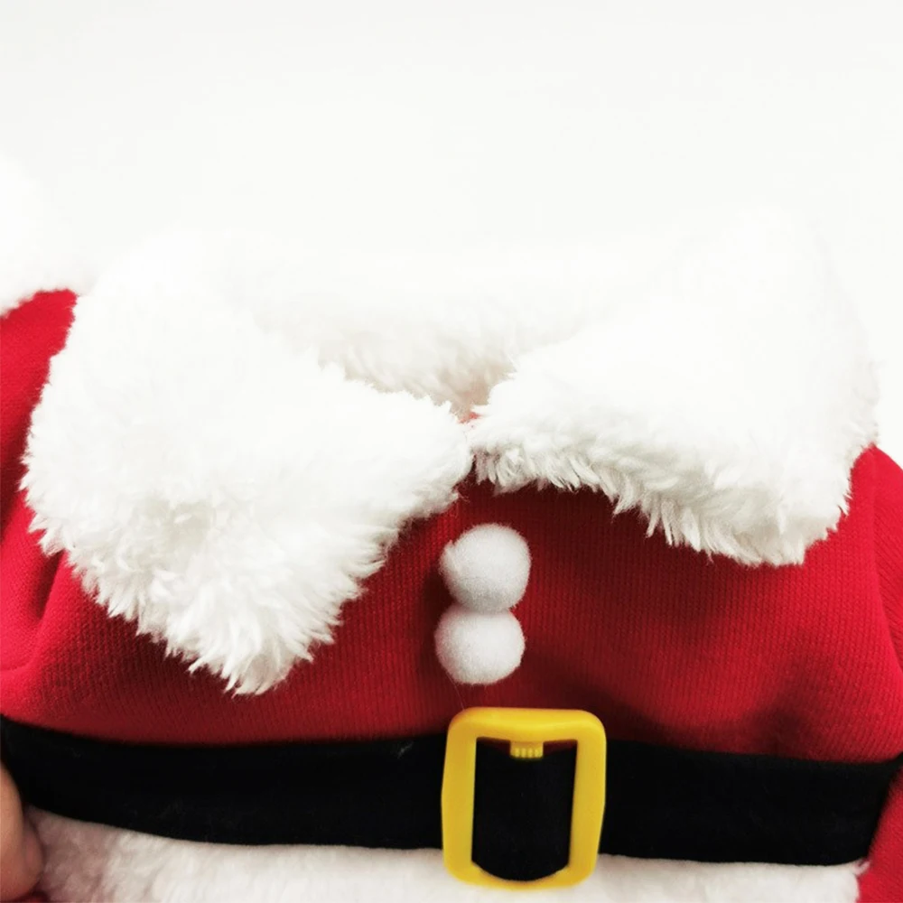 Christmas Pet Cute Santa Claus Puppy Costume For Small Dog Cat Festival Dress Up Jumpsuit Party Gift Supplies Chihuahua Outfits Christmas Pet Cute Santa Claus Puppy Costume For Small Dog Cat Festival Dress Up Jumpsuit Party Gift Supplies Chihuahua Outfits