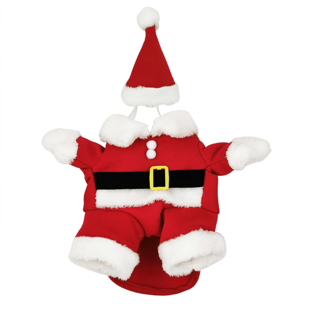 Christmas Pet Cute Santa Claus Puppy Costume For Small Dog Cat Festival Dress Up Jumpsuit Party Gift Supplies Chihuahua Outfits Christmas Pet Cute Santa Claus Puppy Costume For Small Dog Cat Festival Dress Up Jumpsuit Party Gift Supplies Chihuahua Outfits