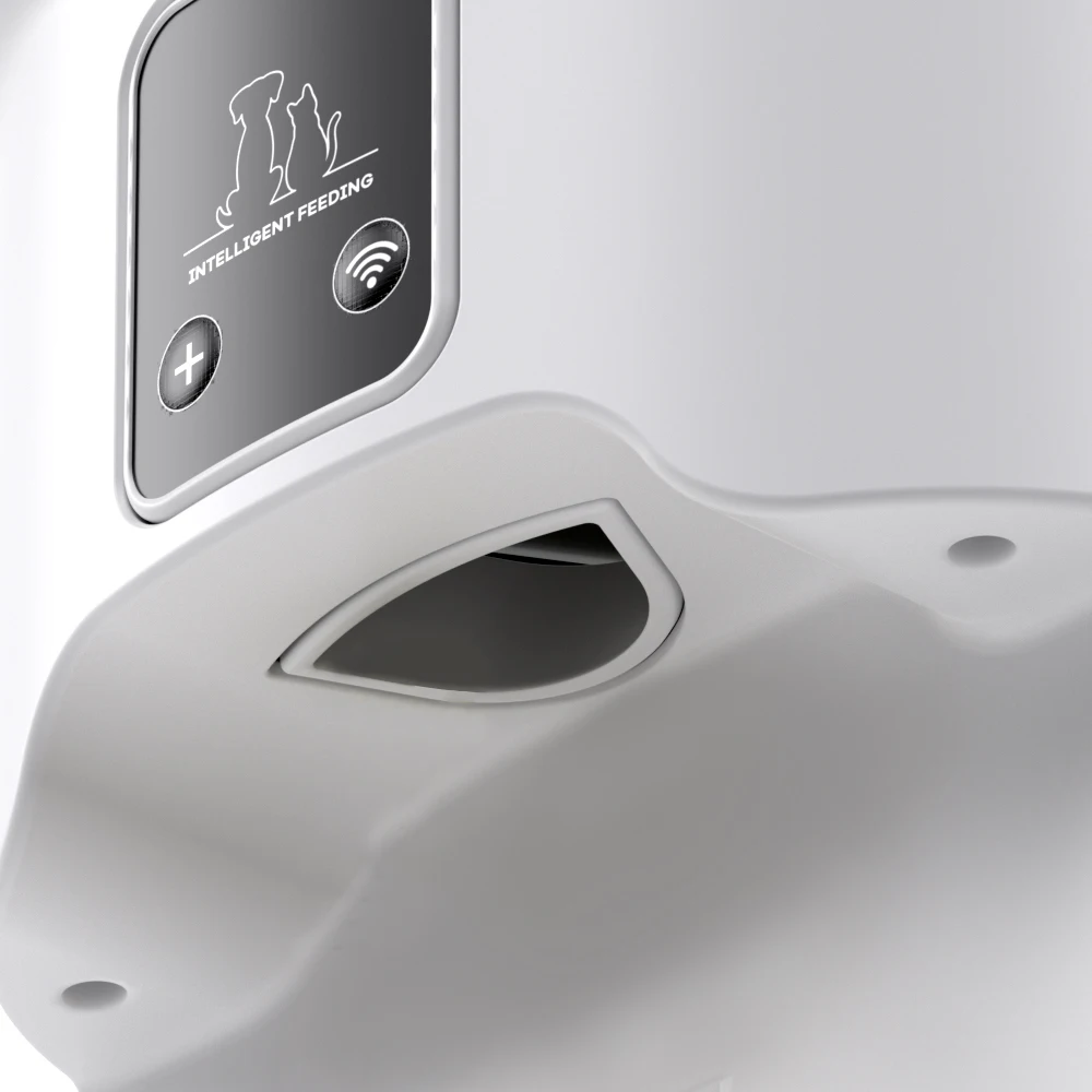 4L WIFI Button Automatic Cat Feeder Intelligent Cat and Dog Pet Feeder Smart Pet Cat Food Dispenser Pet Feeder(No 5V 1A plug) 4L WIFI Button Automatic Cat Feeder Intelligent Cat and Dog Pet Feeder Smart Pet Cat Food Dispenser Pet Feeder(No 5V 1A plug)