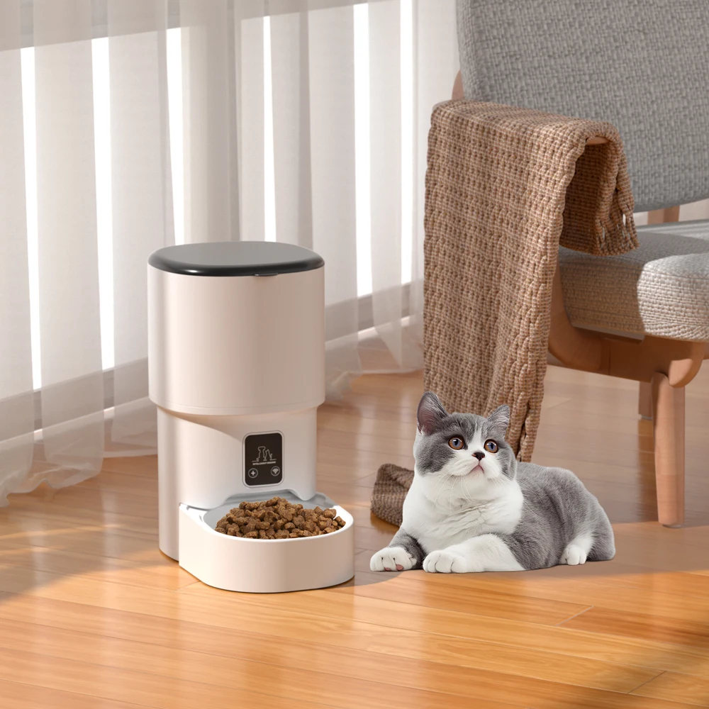 4L WIFI Button Automatic Cat Feeder - Image 6
