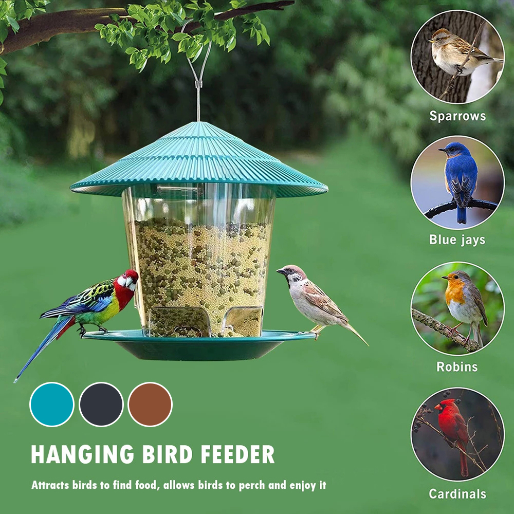 Bird Feeder Automatic Foot Feeding Tool Outdoor Bird Feeder Hanging Nut Feeding Multiple Hole Dispenser Holder Food Container Bird Feeder Automatic Foot Feeding Tool Outdoor Bird Feeder Hanging Nut Feeding Multiple Hole Dispenser Holder Food Container