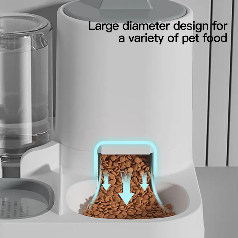 1-Pack Automatic Gravity-Fed Cat Water Dispenser & Feeder - Spill-Proof Large Capacity One-Piece Design, 1-Pack Automatic Gravity-Fed Cat Water Dispenser & Feeder - Spill-Proof Large Capacity One-Piece Design,
