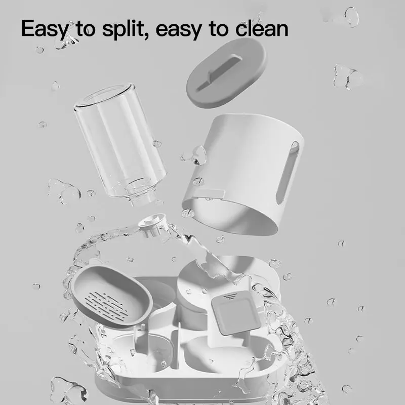 1-Pack Automatic Gravity-Fed Cat Water Dispenser & Feeder - Spill-Proof Large Capacity One-Piece Design, 1-Pack Automatic Gravity-Fed Cat Water Dispenser & Feeder - Spill-Proof Large Capacity One-Piece Design,