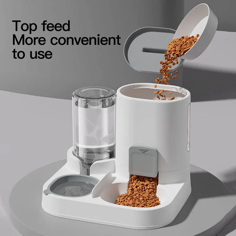 Automatic Gravity-Fed Cat Water Dispenser & Feeder - Image 5