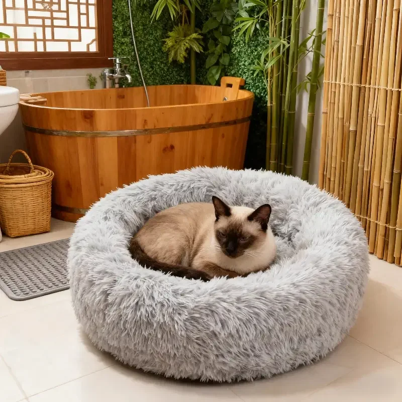 Cozy Plush Pet Bed for Cats & Small Dogs - Image 6