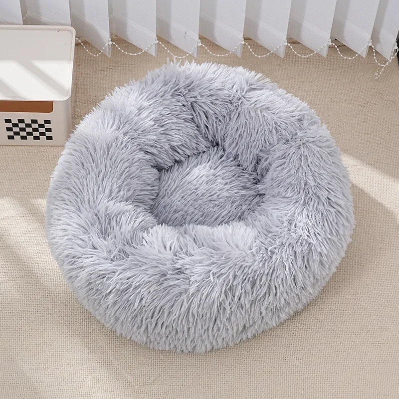 Cozy Plush Pet Bed for Cats & Small Dogs - Soft PU, Contemporary Style, Non-Assemble, Ideal for Kittens & Puppies Up to 3lbs Cozy Plush Pet Bed for Cats & Small Dogs - Soft PU, Contemporary Style, Non-Assemble, Ideal for Kittens & Puppies Up to 3lbs