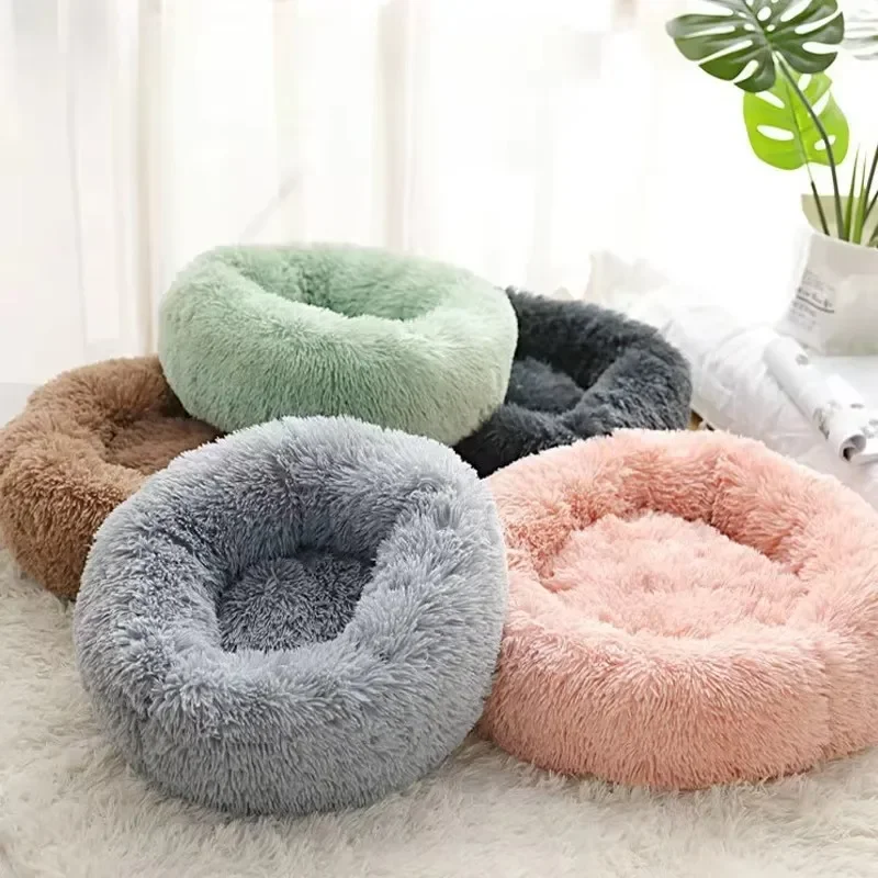 Cozy Plush Pet Bed for Cats & Small Dogs - Soft PU, Contemporary Style, Non-Assemble, Ideal for Kittens & Puppies Up to 3lbs Cozy Plush Pet Bed for Cats & Small Dogs - Soft PU, Contemporary Style, Non-Assemble, Ideal for Kittens & Puppies Up to 3lbs