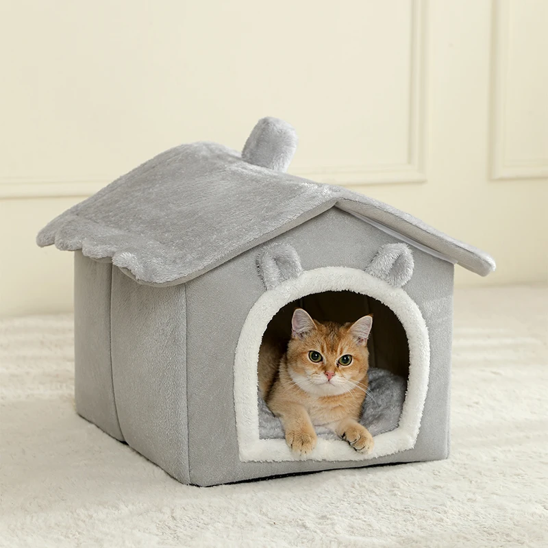 Foldable Pet House Removable Washable Cat House Puppy