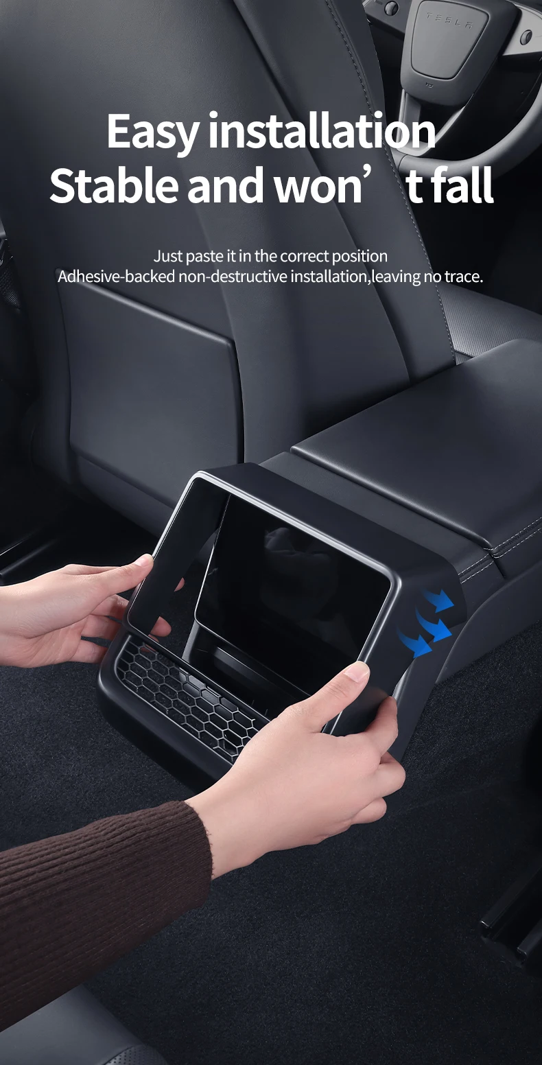 YZ For Tesla Model 3/Y Highland Juniper  Rear Center Console Air Outlet Cover Vent Outlet Dust Cover Car Styling Accessories