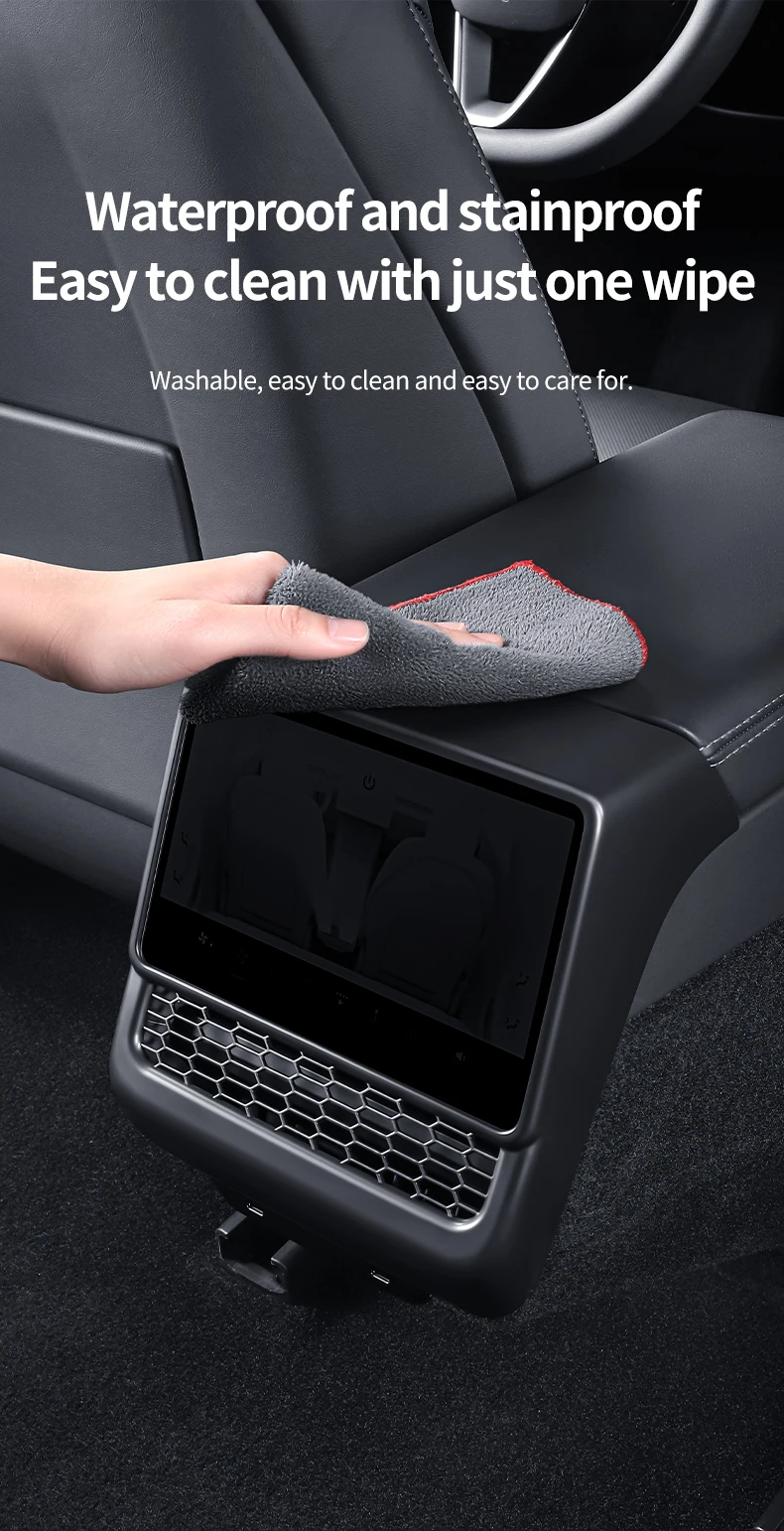 YZ For Tesla Model 3/Y Highland Juniper  Rear Center Console Air Outlet Cover Vent Outlet Dust Cover Car Styling Accessories