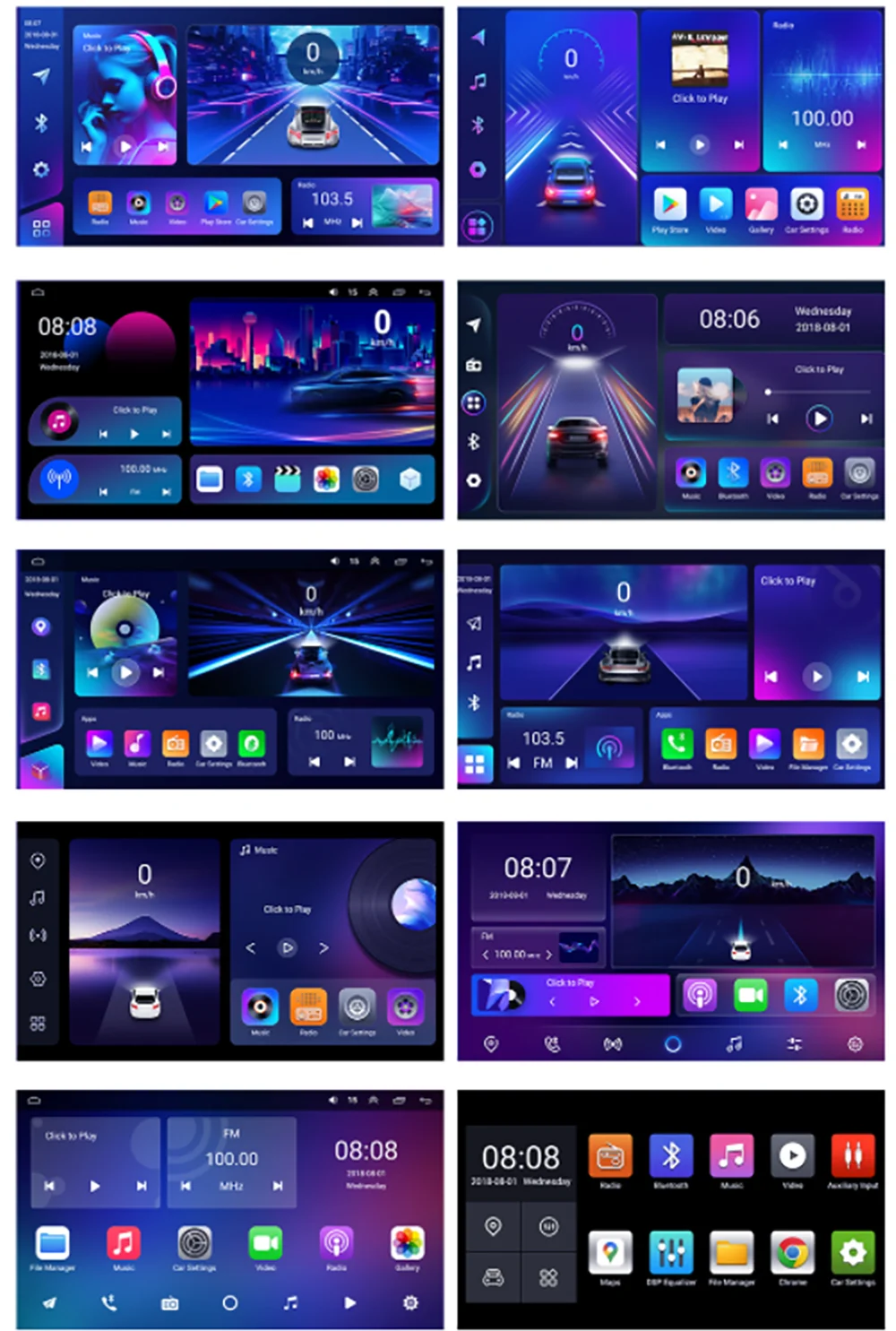 7/9/10 inch Universal Android 13 Car Radio 64G Autoradio android 2 Din car radio GPS BT Central Multimedia Smart car systems 7/9/10 inch Universal Android 13 Car Radio 64G Autoradio android 2 Din car radio GPS BT Central Multimedia Smart car systems