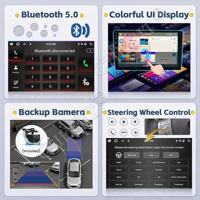 7/9/10 inch Universal Android 13 Car Radio 64G Autoradio android - Image 5