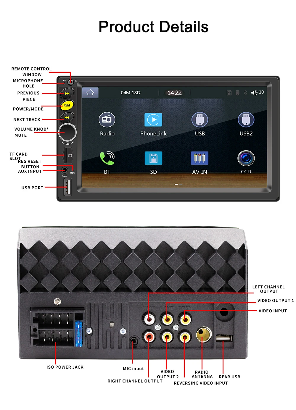 7/9/10 inch Universal Android 13 Car Radio 64G Autoradio android 2 Din car radio GPS BT Central Multimedia Smart car systems 7/9/10 inch Universal Android 13 Car Radio 64G Autoradio android 2 Din car radio GPS BT Central Multimedia Smart car systems