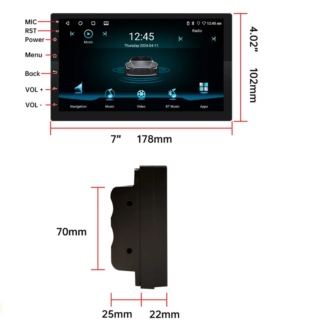 7/9/10 inch Universal Android 13 Car Radio 64G Autoradio android 2 Din car radio GPS BT Central Multimedia Smart car systems 7/9/10 inch Universal Android 13 Car Radio 64G Autoradio android 2 Din car radio GPS BT Central Multimedia Smart car systems