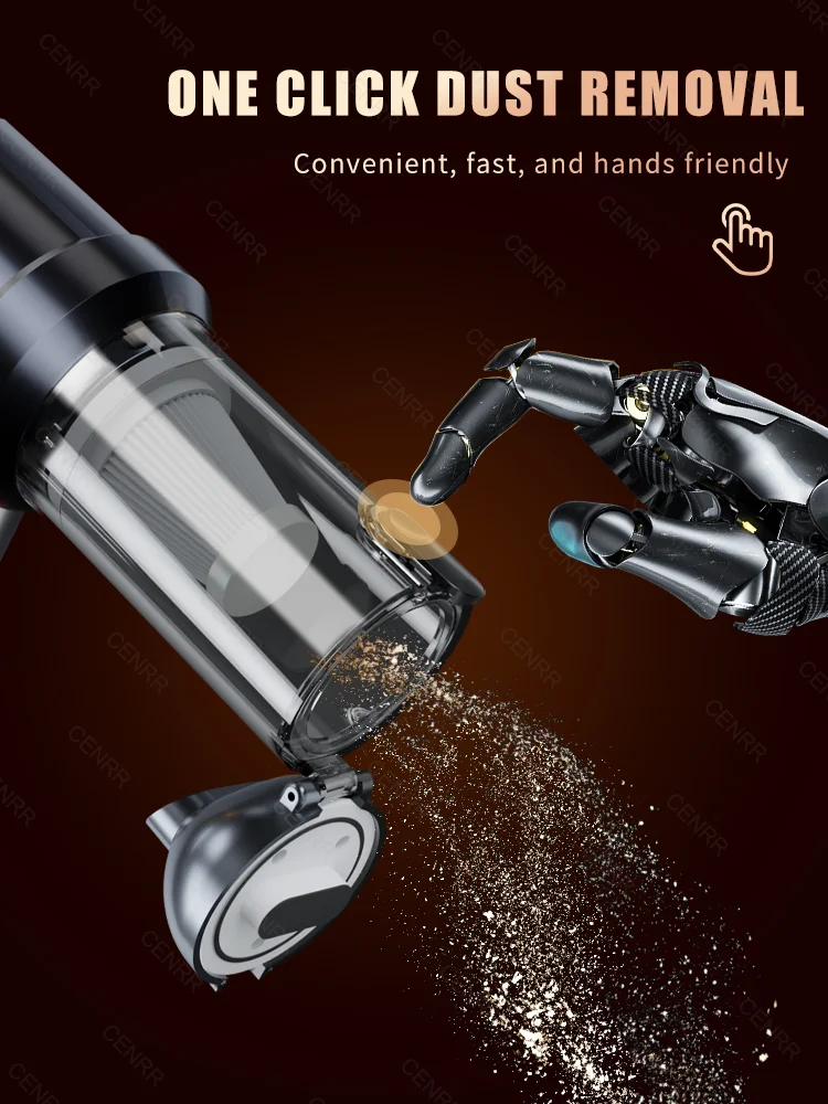 CENRR Car Vacuum Cleaner Mini 998000PA Powerful Cordless Portable Vacuum Cleaner for Home Appliance Handheld Blower Car Cleaner