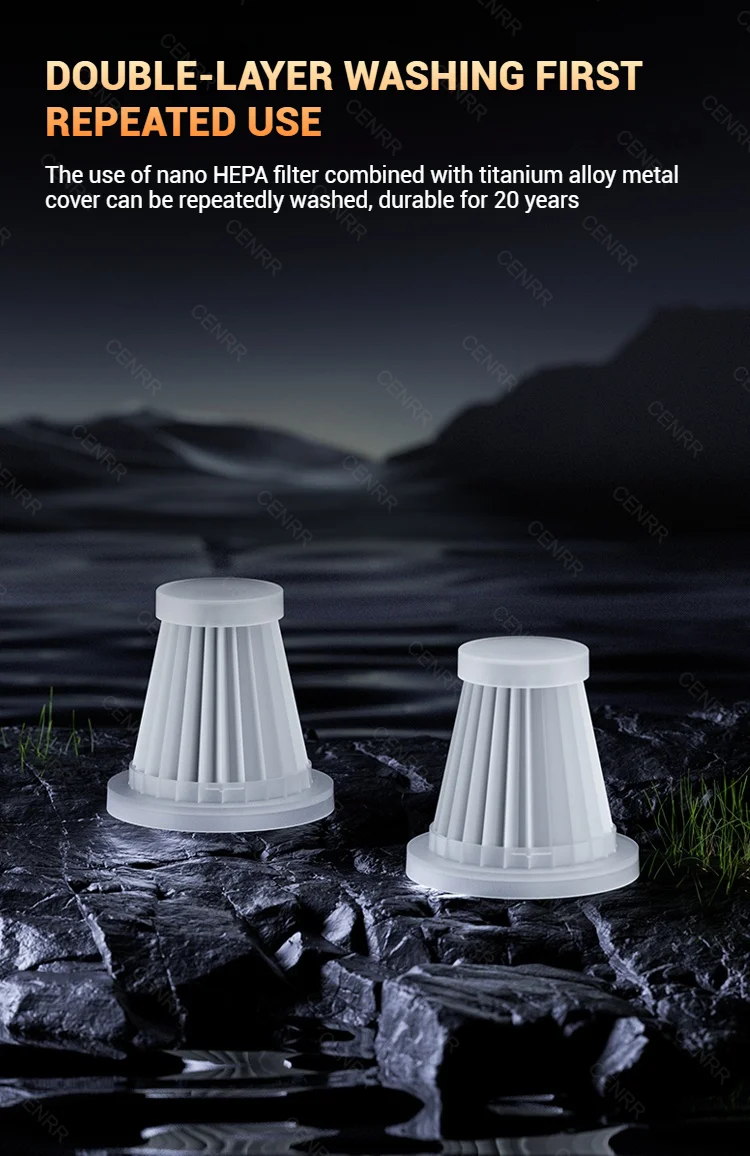 CENRR Car Vacuum Cleaner Mini 998000PA Powerful Cordless Portable Vacuum Cleaner for Home Appliance Handheld Blower Car Cleaner