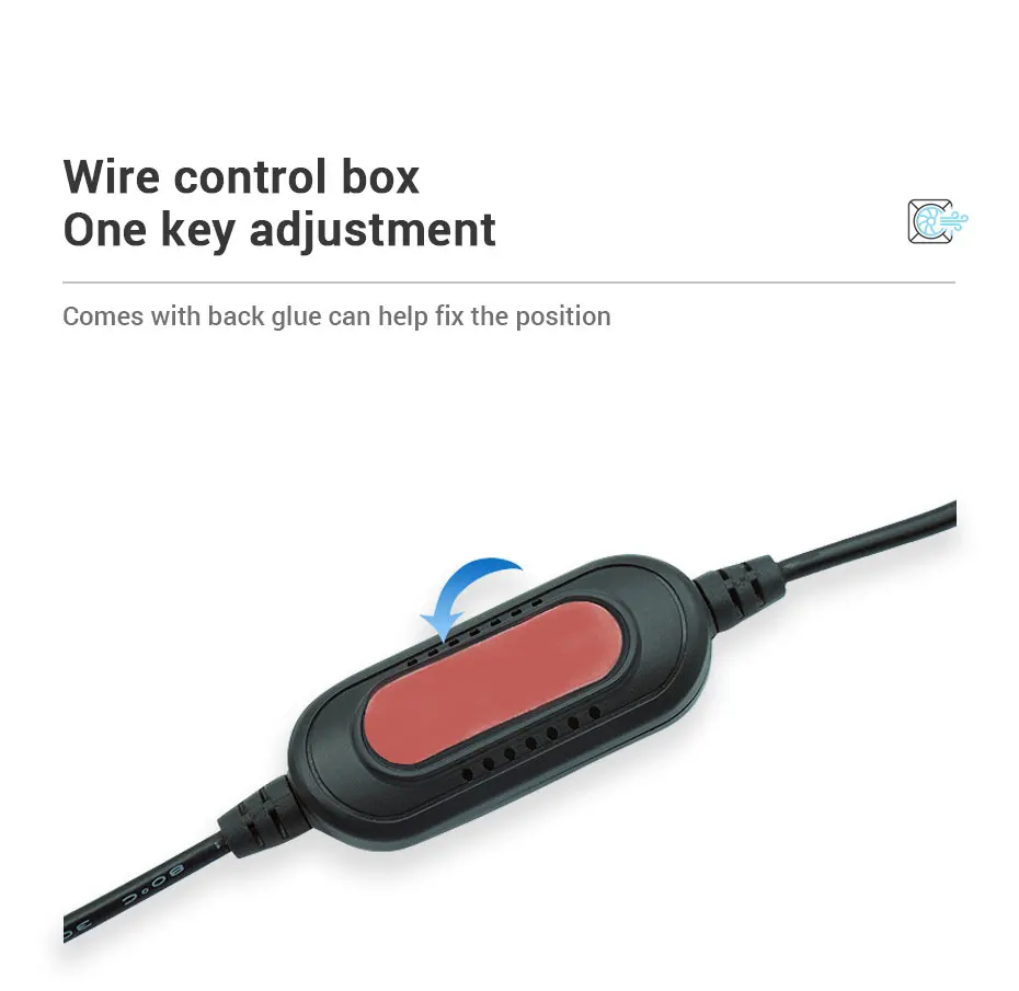 SEAMETAL Car Electric Fan Strong Wind 3-Speed Cooling Fan for Rear Seat Passenger Portable 360 Degree Rotatable Car Air Fan SEAMETAL Car Electric Fan Strong Wind 3-Speed Cooling Fan for Rear Seat Passenger Portable 360 Degree Rotatable Car Air Fan