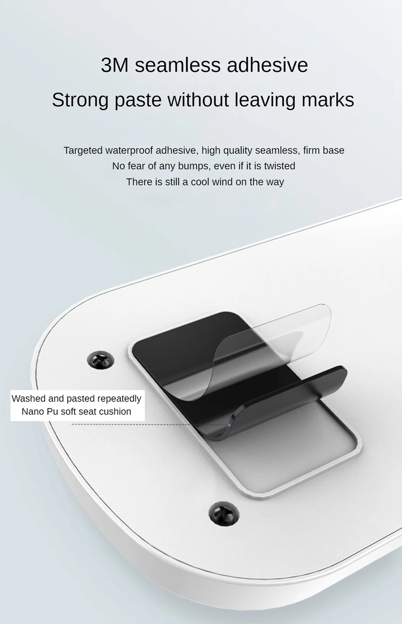 LEIBOO Car USB Fan Dual Head Cooling Air Fan Independent Switch 3-Speed 360 Degree Adjustable Auto Fan Car Electrical Appliances