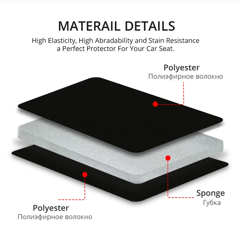 Universal Car Seat Covers Black Fashions Sports Seat Covers PVC Fabric Car Seat Cover Universal Interior Accessories