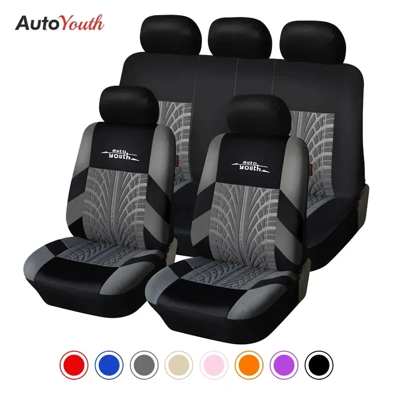 Brand Embroidery Car Seat Covers Set Universal