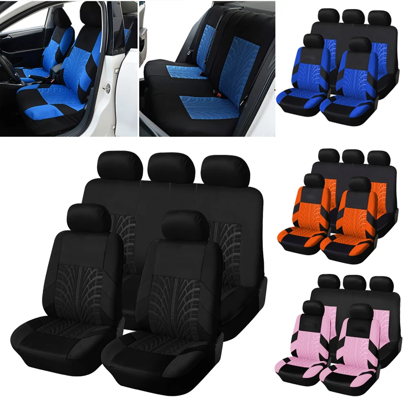2/5PCS Car Seat Covers Set Universal Fit Most Car Covers