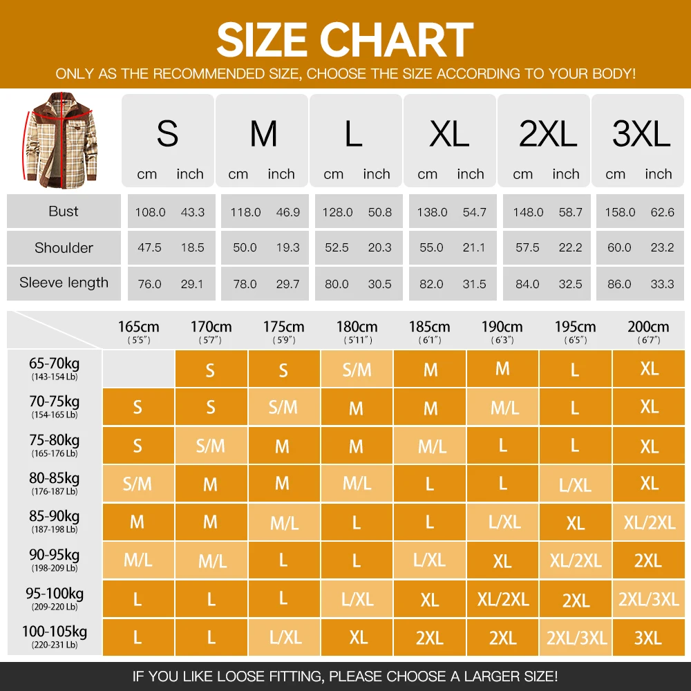 Men's Jackets Winter Windproof Warm Casual Bomber Coat - Image 6