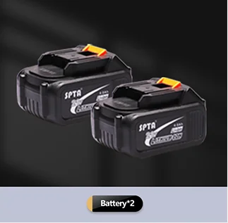 SPTA 18V 5Inch Cordless Car Polisher Dual Action 15mm Orbit  Variable Speed Polishing Machine With 4000mAh Battery